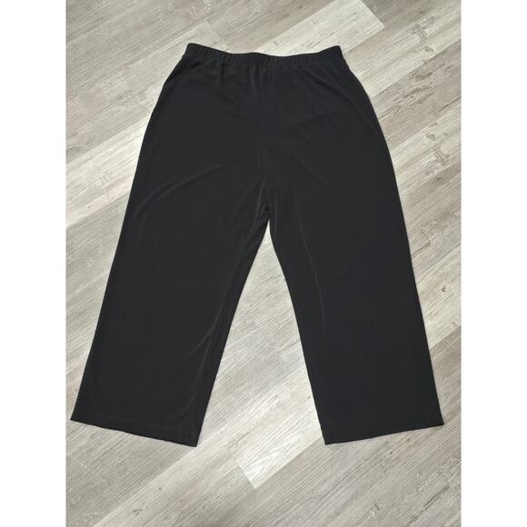 Simonton Says Designed by George Black Elastic Waist Polyester Dress Pants Slack - Picture 7 of 7